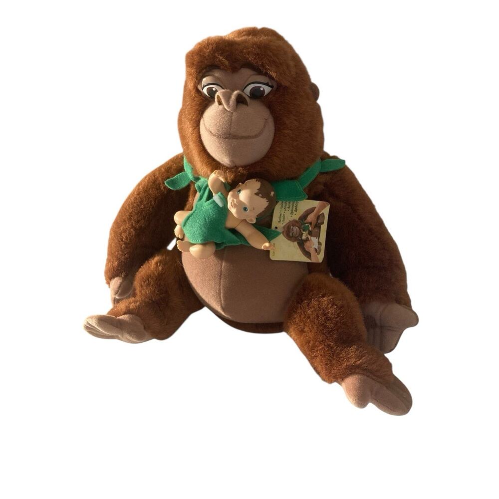 Baby Tarzan Kala Gorilla Heartbeat Plush Disney Mattel 1998 w/TAG